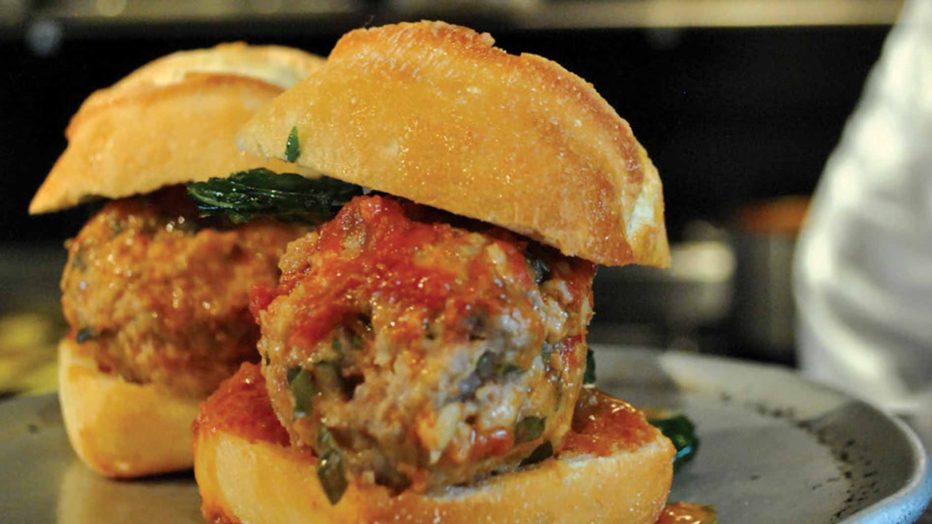 Pork & Veal Meatball Slider