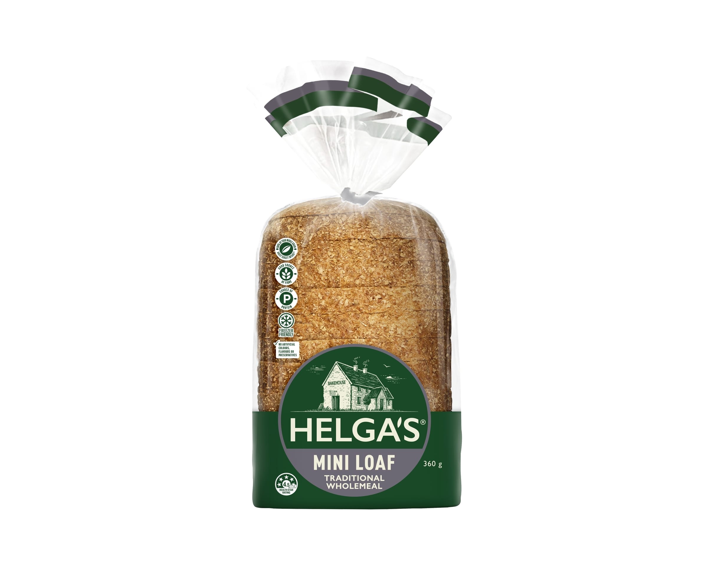Helgas Loaf Traditional Wholemeal Mini 360 g