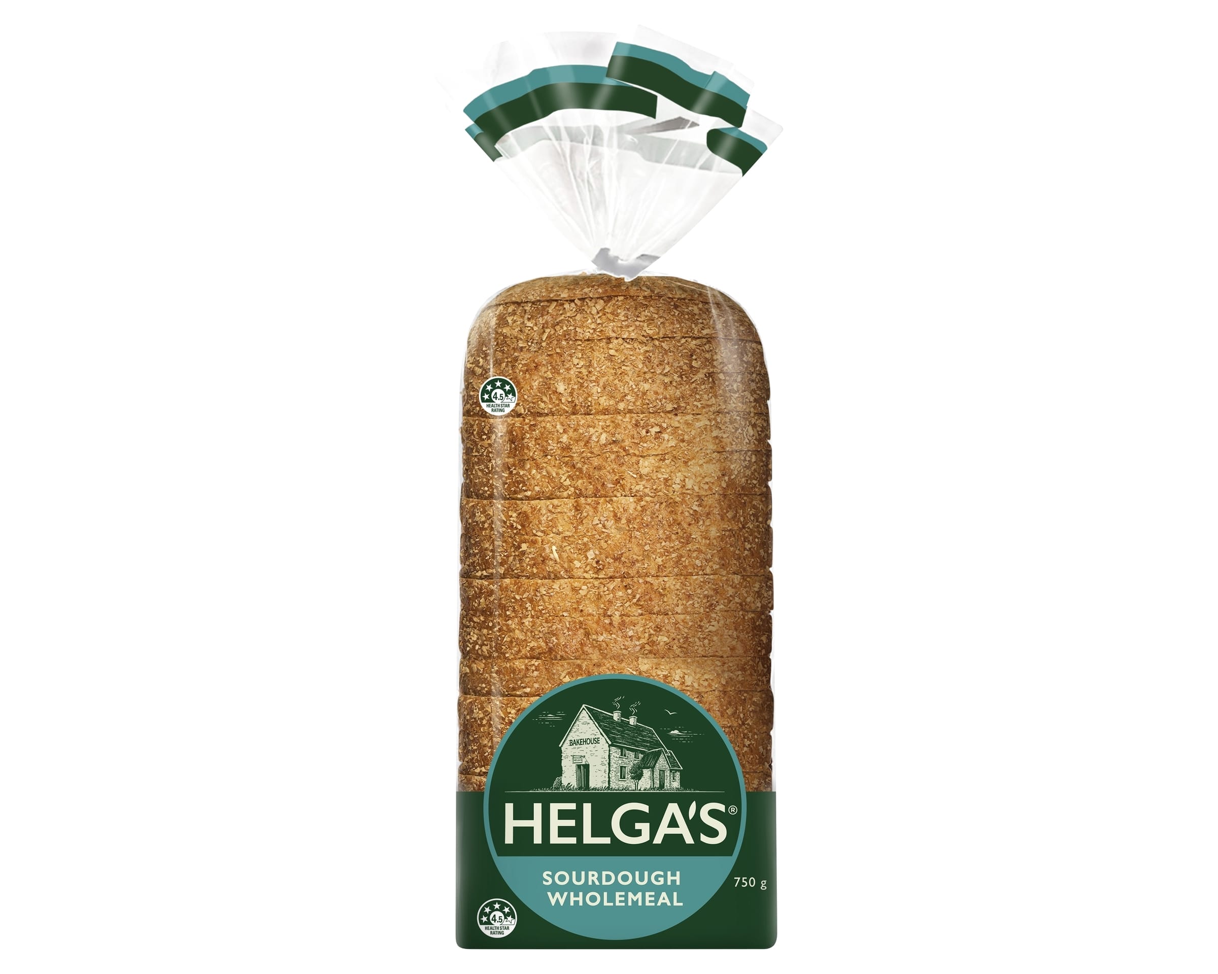 Helgas Loaf Sourdough Wholemeal 750 g